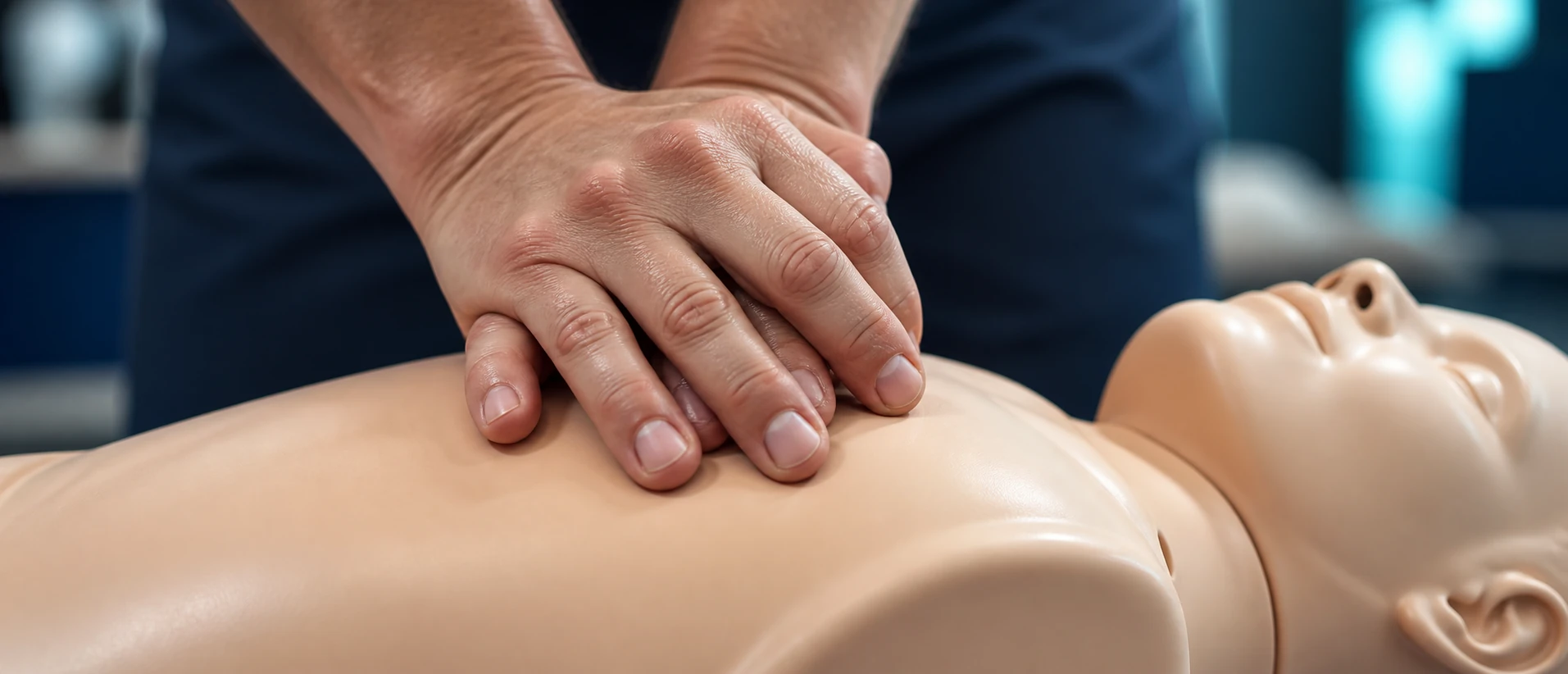CPR mannequin training