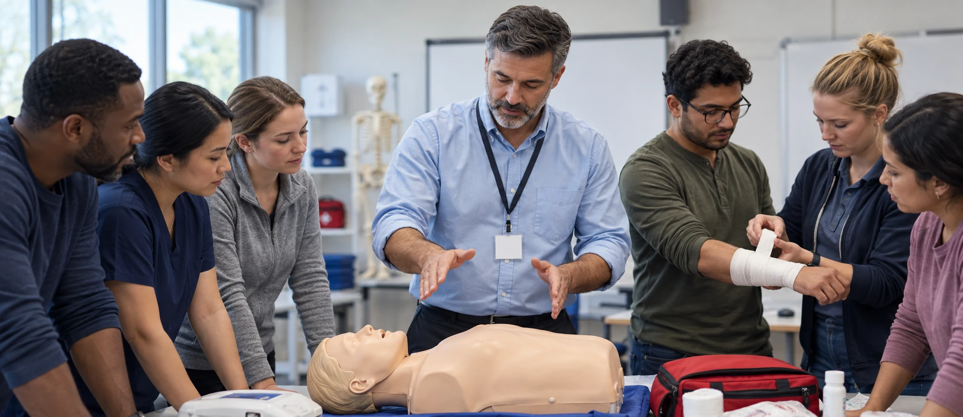 Group classroom emergency response
