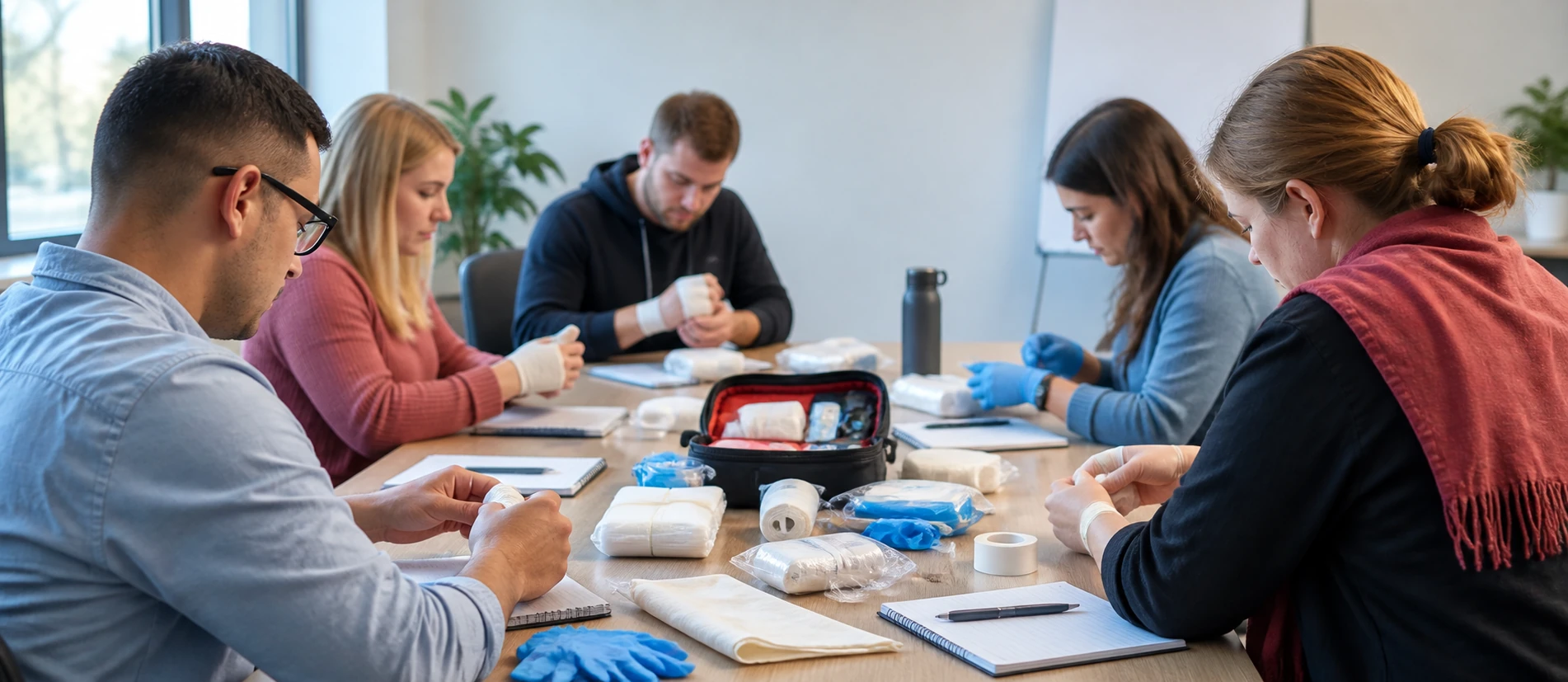 First aid supplies training