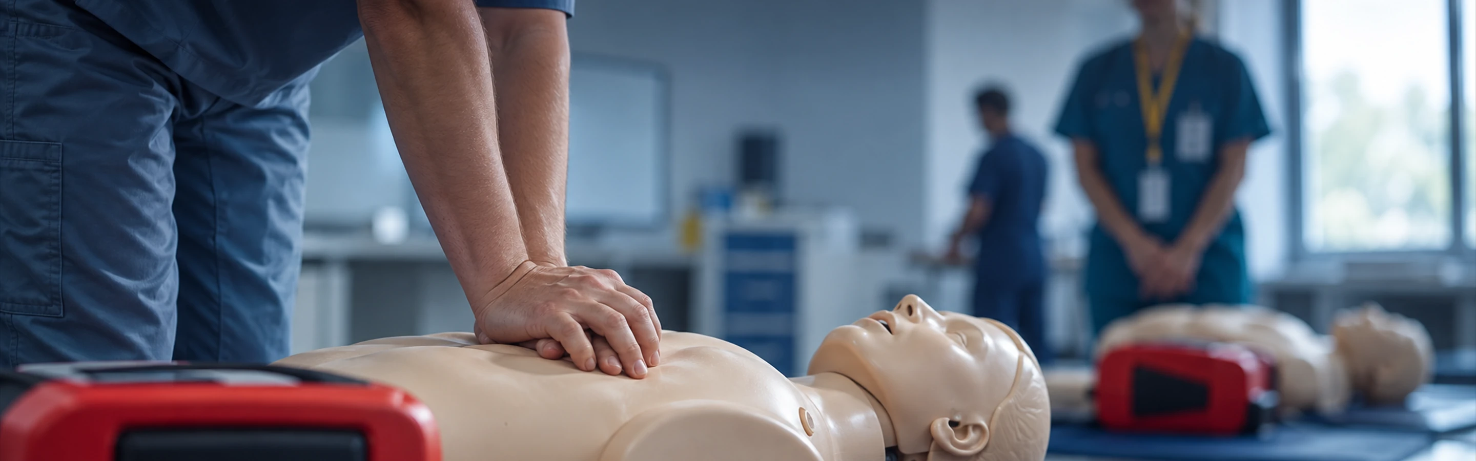 CPR training in progress